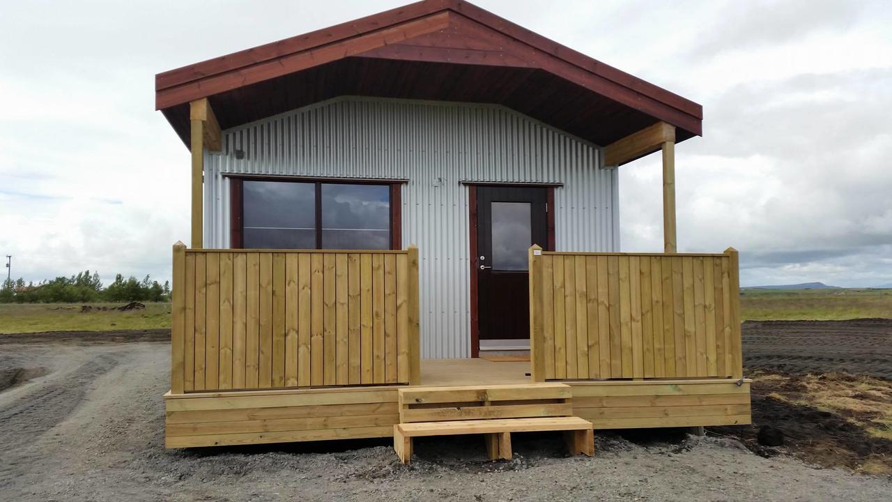 Hekla Cabin 2 Volcano And Glacier View 海拉 外观 照片