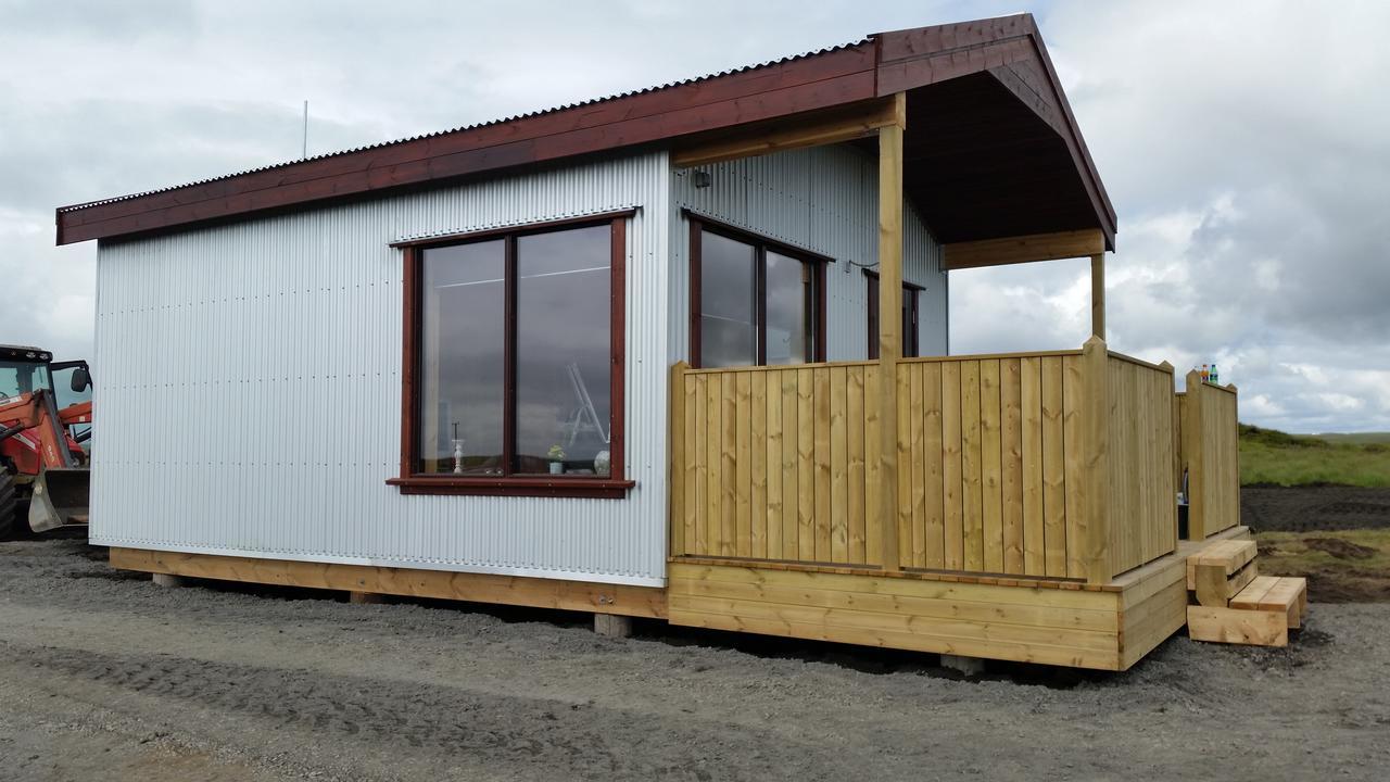 Hekla Cabin 2 Volcano And Glacier View 海拉 外观 照片